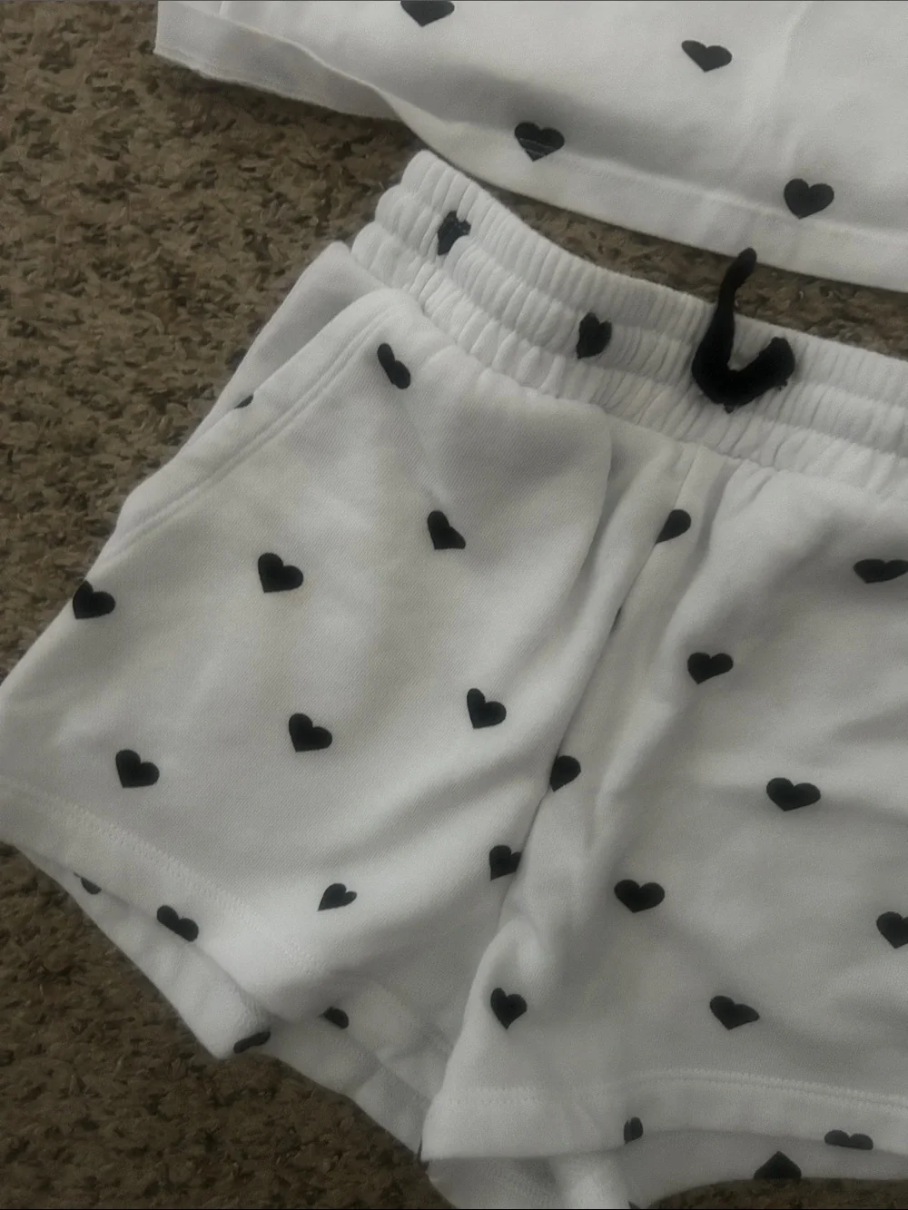 Girls size 8 Splendid black heart outfit - adorable! Worn once